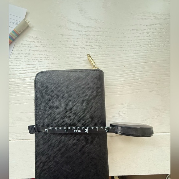 Tory Burch Black and Gold Wallet - Picture 10 of 10